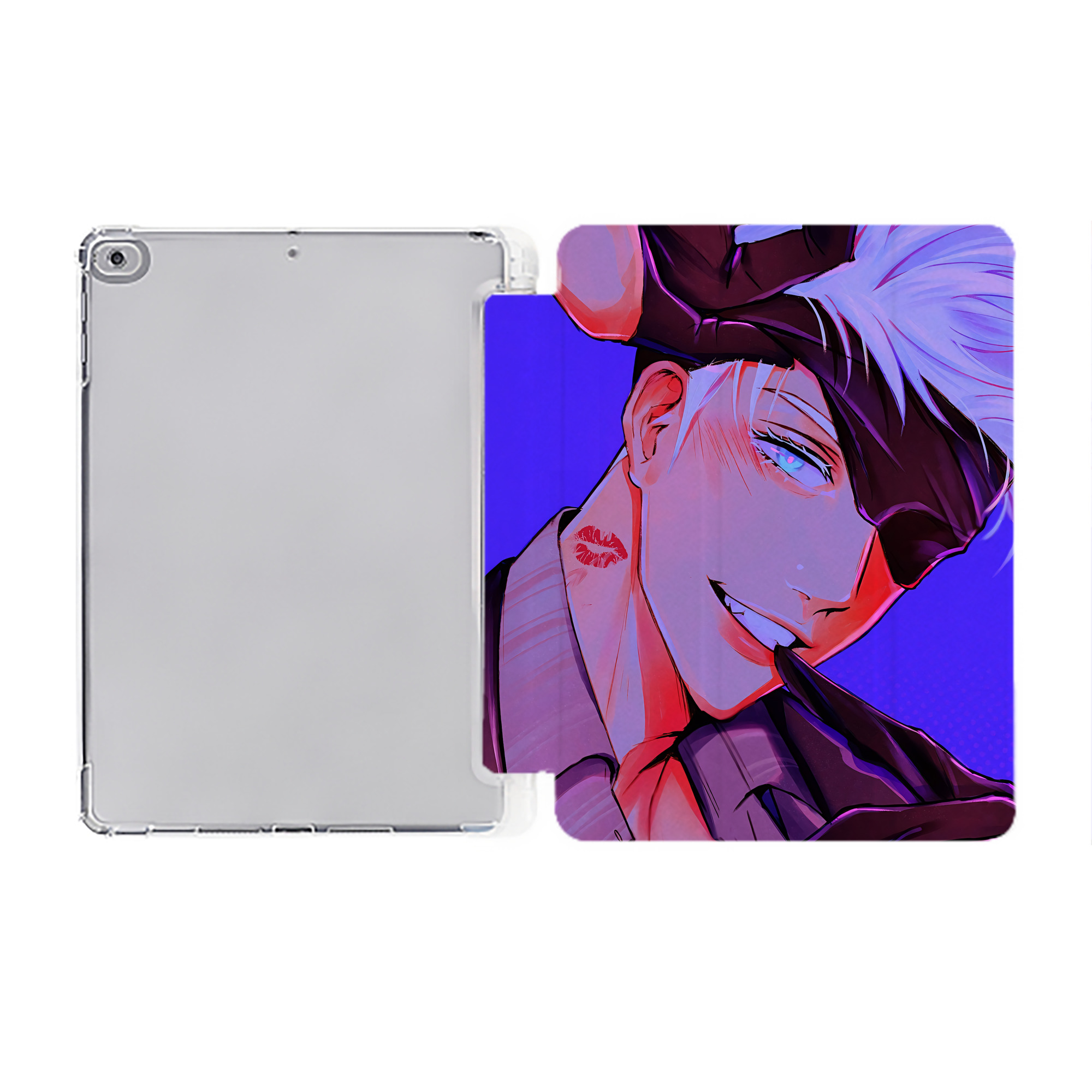 （画像用） SPY×FAMILY间谍家家酒 IPad ケース ペン収納付き 三つ折りスタンド PUレザー×シリコン 対応機種9.5/10.5/10.9インチ